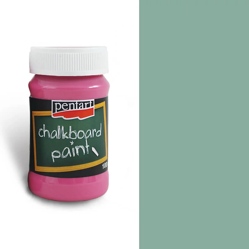 Tabuľová farba Pentart, 100 ml - vidiecka zelená