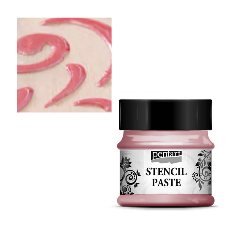 Šablónovacia pasta Pentart, 50 ml - perleťová, fialová