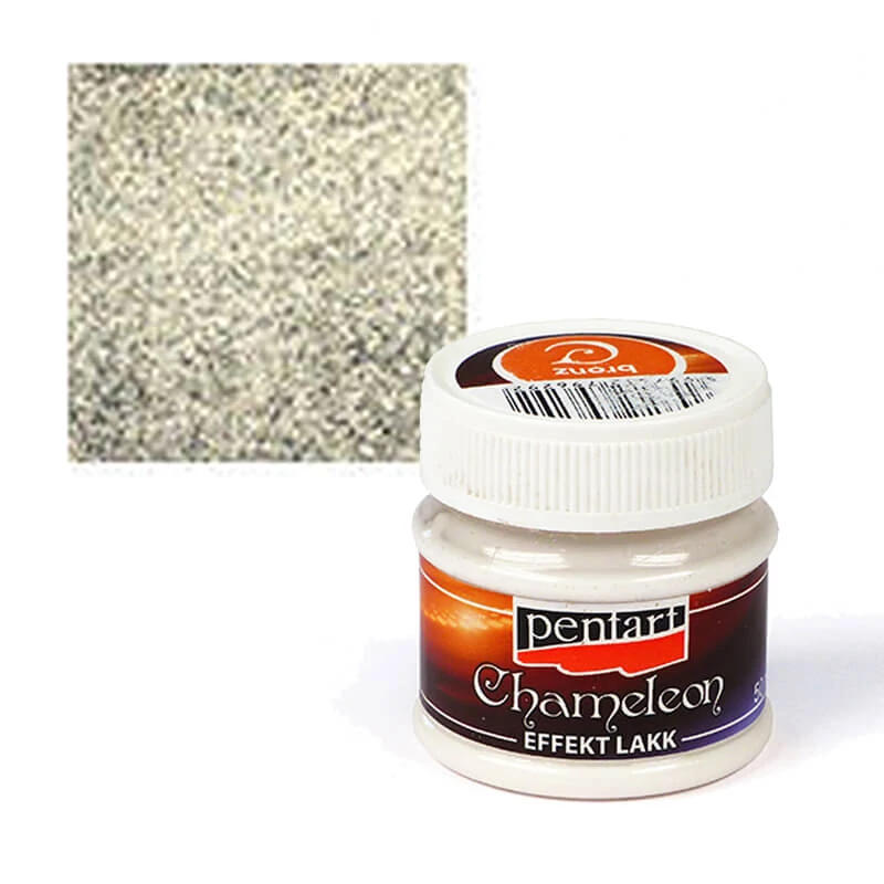 Lak s chameleónovým efektom pentart, 50 ml - zlatý