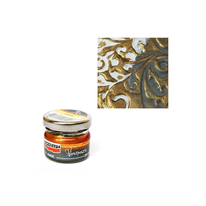 Metalická vosková pasta Pentart, 20 ml - bronzová