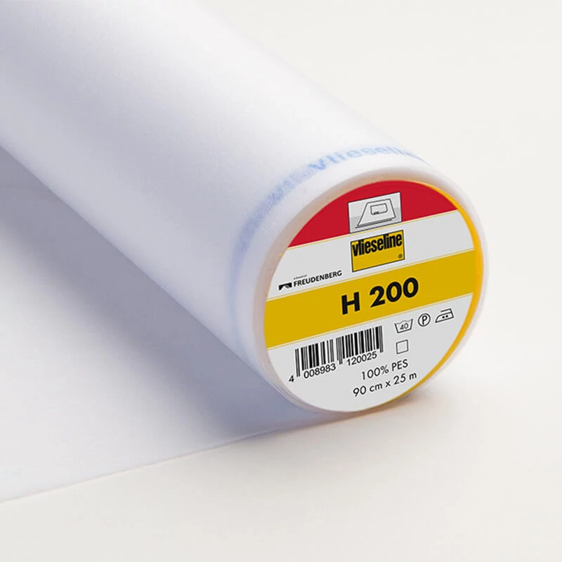 Vlieseline H 200 - lepiaca, žehliaca medzipodšívka, tenšia, šírka 90 cm