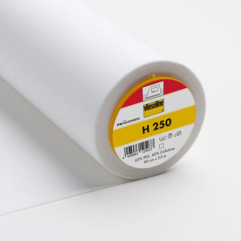 Vlieseline H 250 - lepiaca, nažehľovacia podšívka, hrubšia, šírka 90 cm