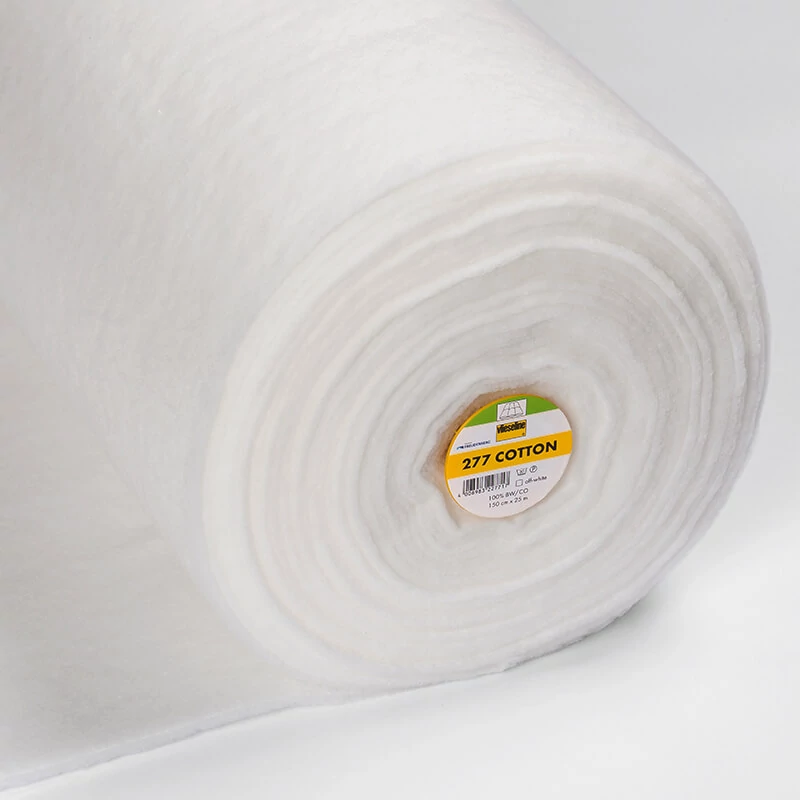 Vlieseline 277 53419006 - vlna k pokrývkam, šírka 150 cm, bavlna, bielené