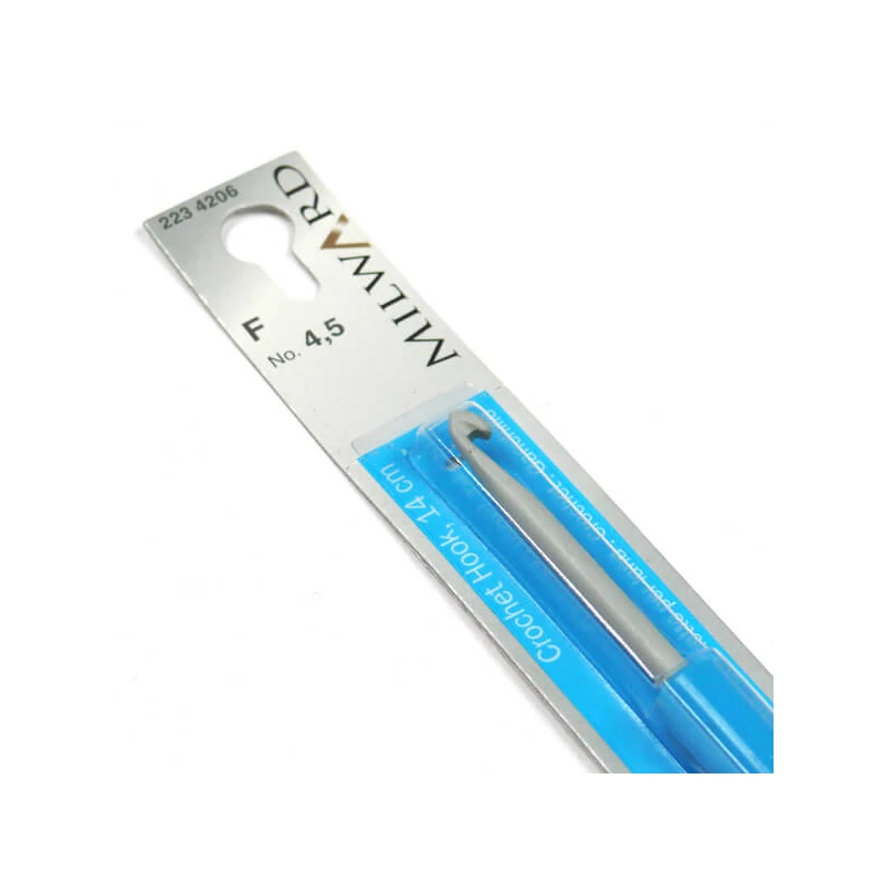Háčik na háčkovanie na priadzu, plastový - 4,5 mm