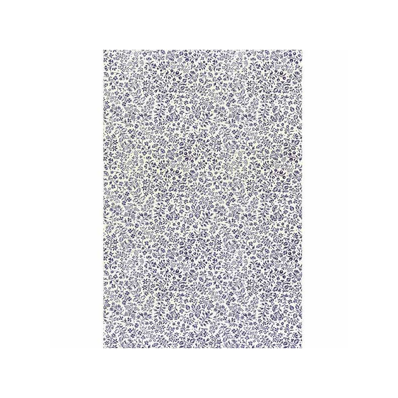 Papier na decoupage Tassotti - malý kvetinový koberec modrý
