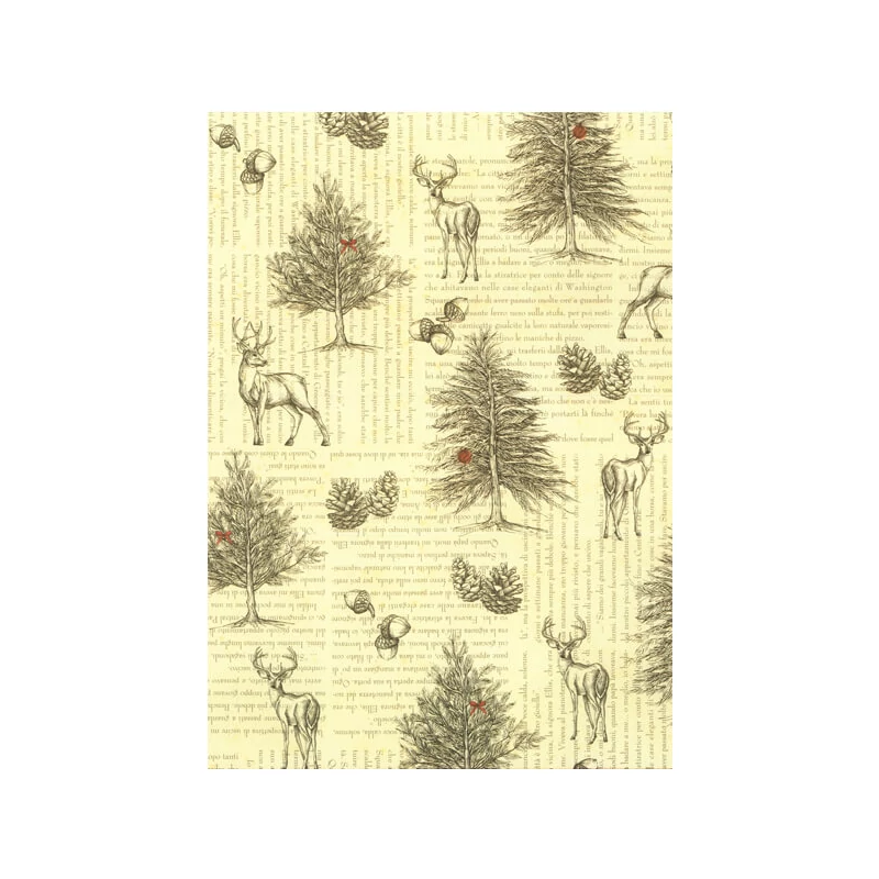 Papier na decoupage Tassotti - jeleň