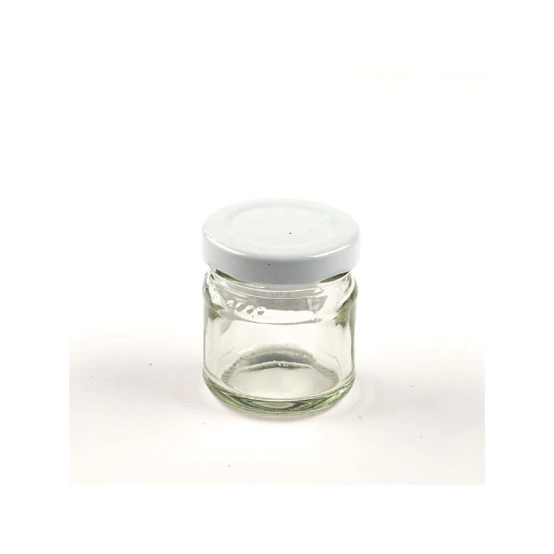 Sklenená dóza s uzáverom - 40 ml