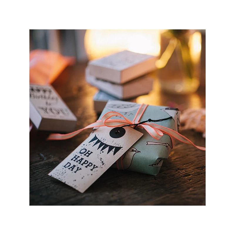 Pečiatka, Woodies, Vintage, 4x6 cm - Invitation invitation