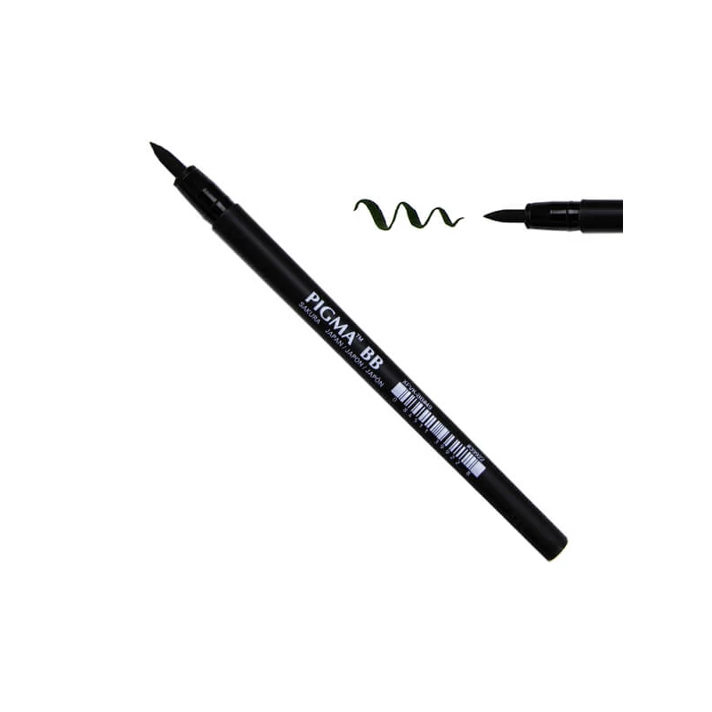 Štetcový popisovač Sakura Pigma Brush Pen, BB - čierny
