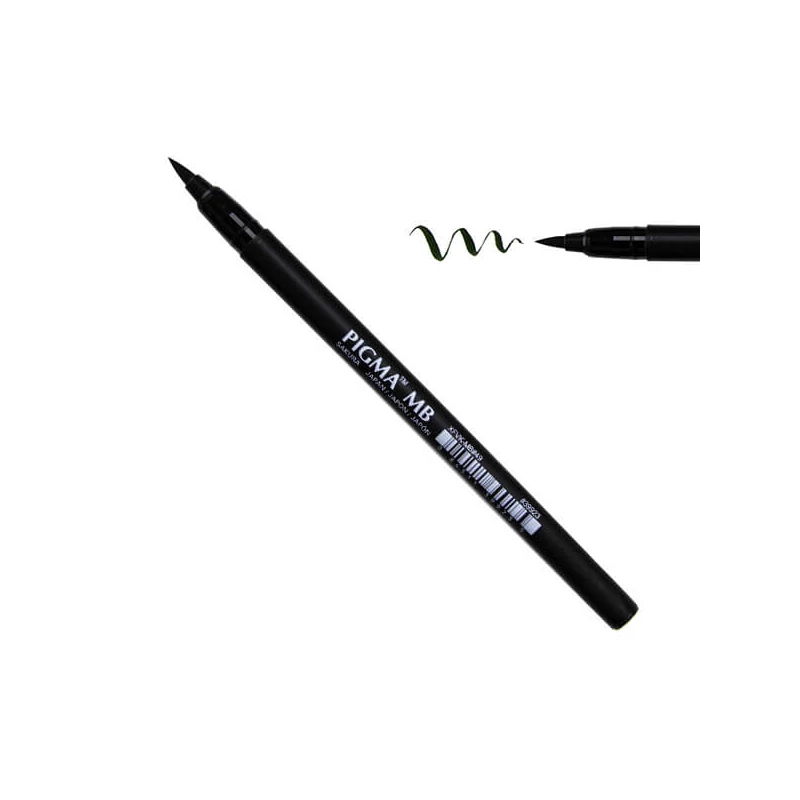Štetcový popisovač Sakura Pigma Brush Pen, MB - čierny