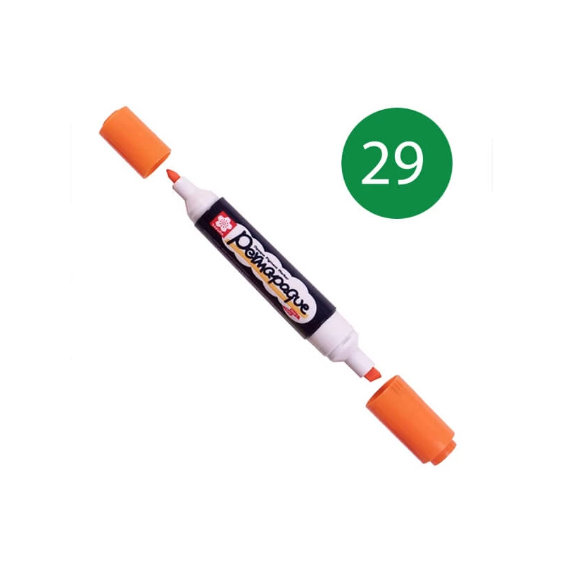 Obojstranný popisovač Sakura Permapaque Twinpoint - 29, green