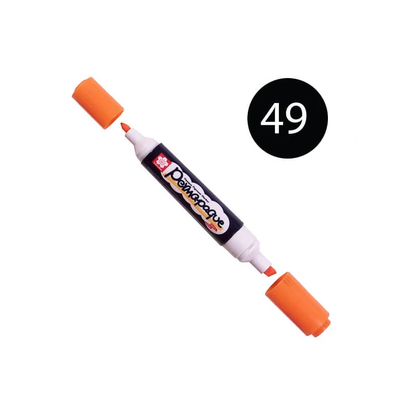 Obojstranný popisovač Sakura Permapaque Twinpoint - 49, black