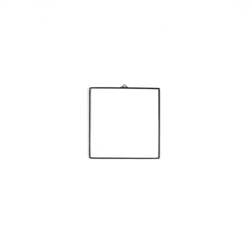 Sklenená tabuľa s oloveným rámom, štvorcová - 10x10 cm