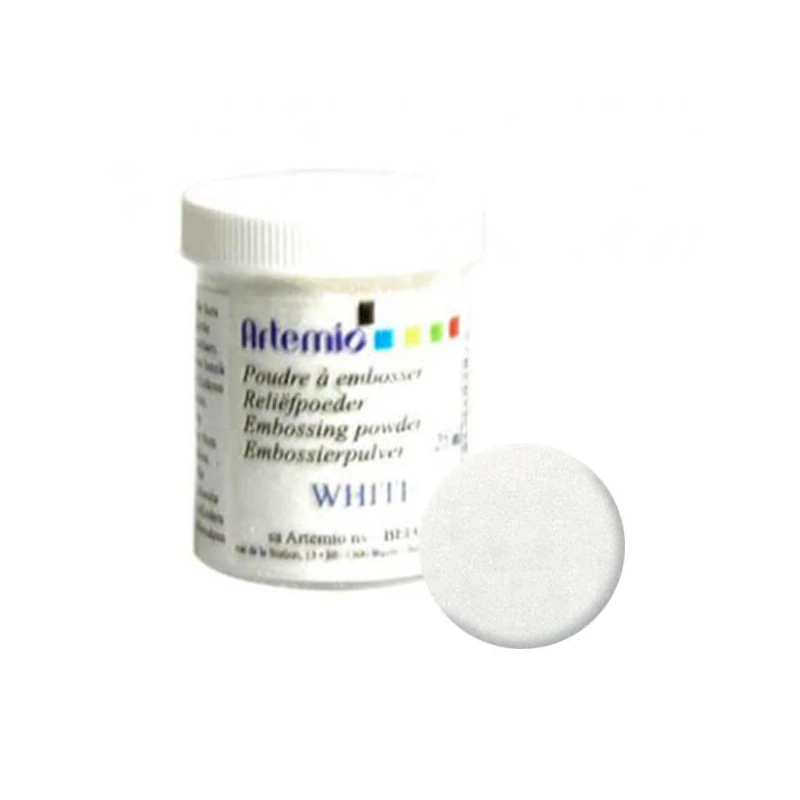 Prášok na embosovanie - white