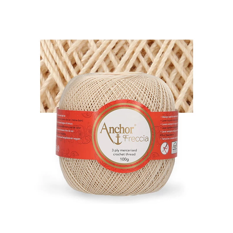 Priadza na háčkovanie, Freccia 12, 100g, 00387 telová