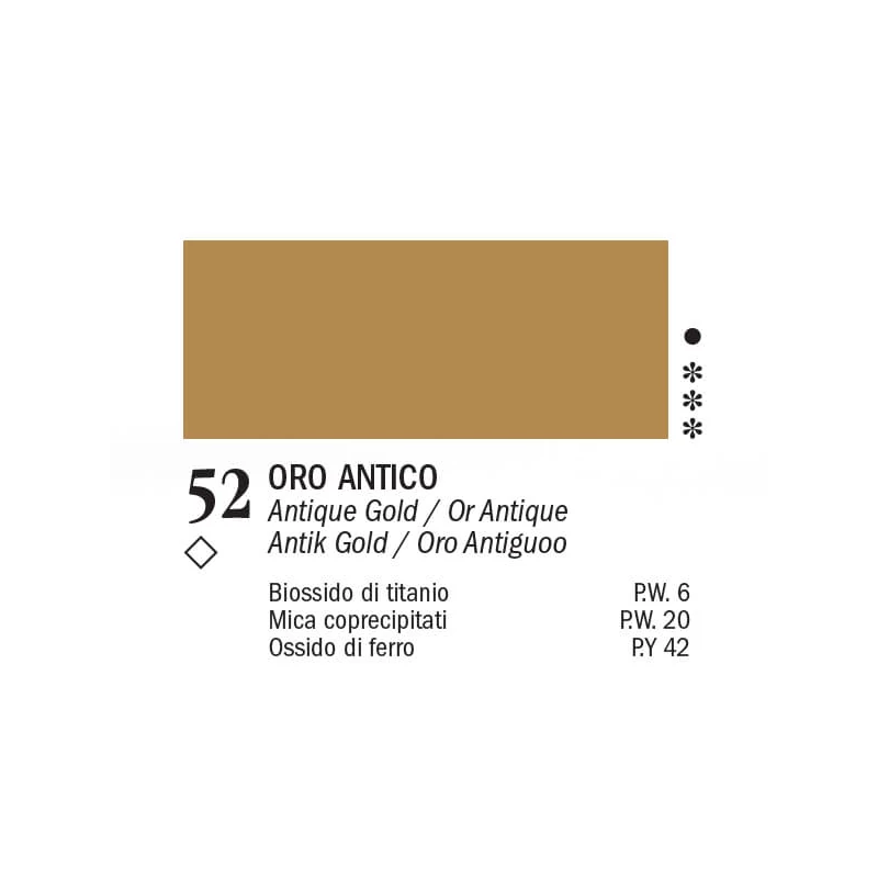 Akrylová farba APA Color, 150 ml - 52, antique gold