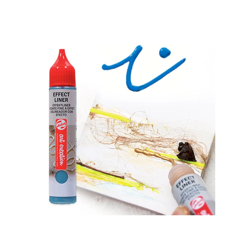 Art Creation Effect Liner, univerzálna farba s 3D efektom, 28 ml - 5004 Brilliant blue