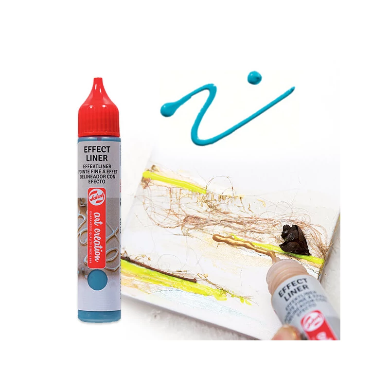 Art Creation Effect Liner, univerzálna farba s 3D efektom, 28 ml - 5024 Turquoise blue