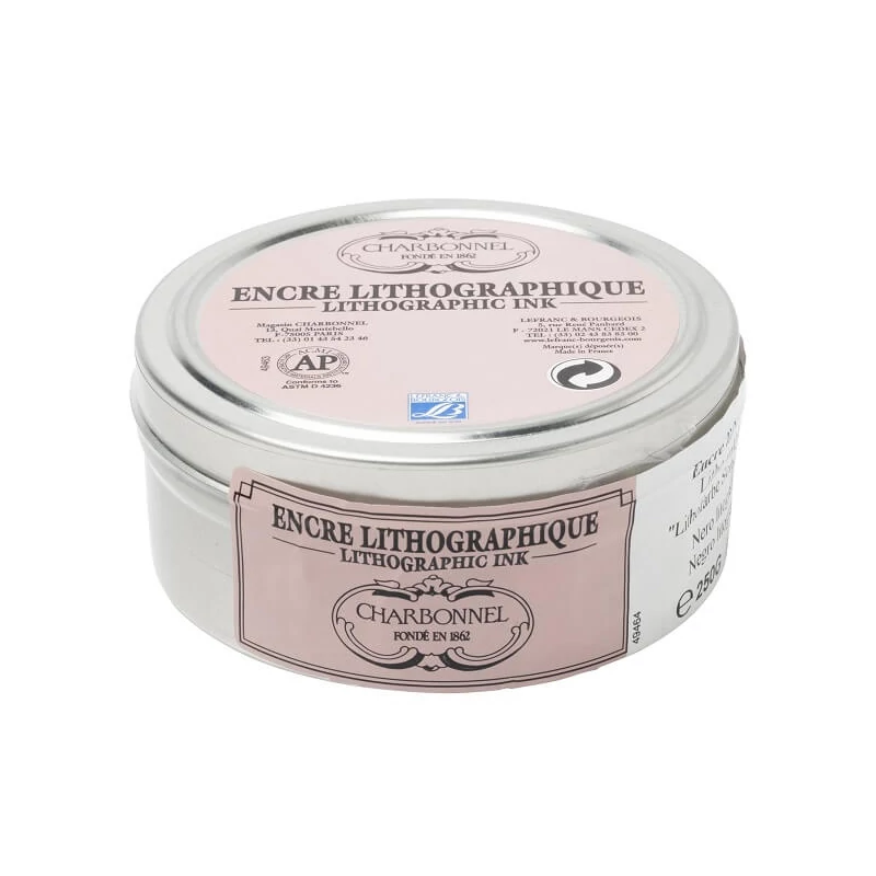 Litografická krieda Charbonnel, 200 ml - velvet black