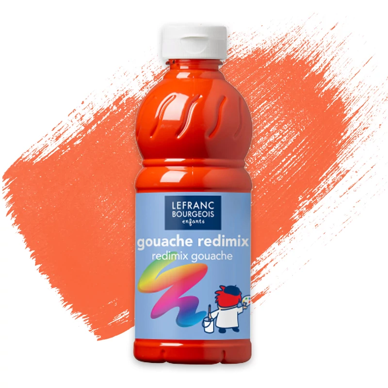 Temperová farba Redimix, 500 ml - rumelková červená