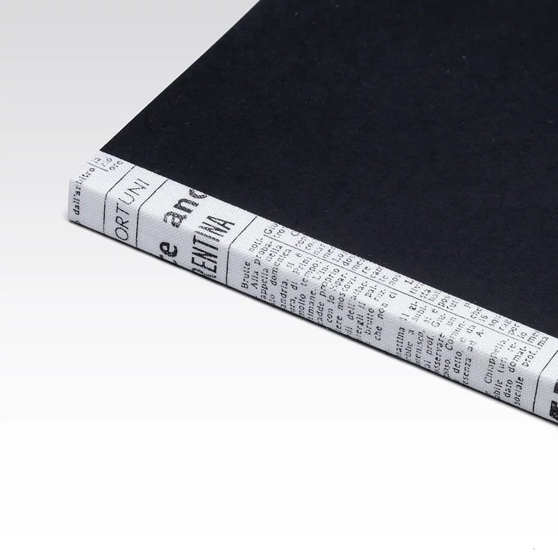 Zápisník Fabriano Soft Touch, 90 g, 10,5 x 14,8 cm, Black  (čierny)