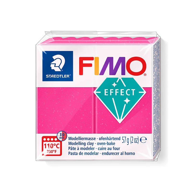 Modelovacia hmota do rúry FIMO Effect, 57 g - rubínový krištáľ (8020-286)