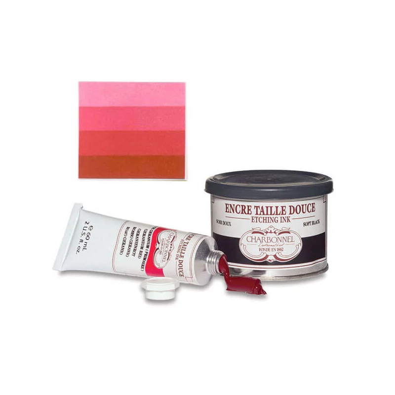 Hĺbkotlačová farba Charbonnel, 200 ml - geranium red