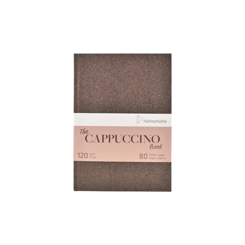 Náčrtník a skicár Hahnemühle The Cappuccino Book, 120 g, 40 listov - A4