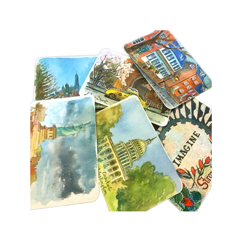Akvarelový pohľadnicový blok  Hahnemühle Watercolour Postcards, 230 g, 10,5x14,8 cm, 30 db - polohrubý