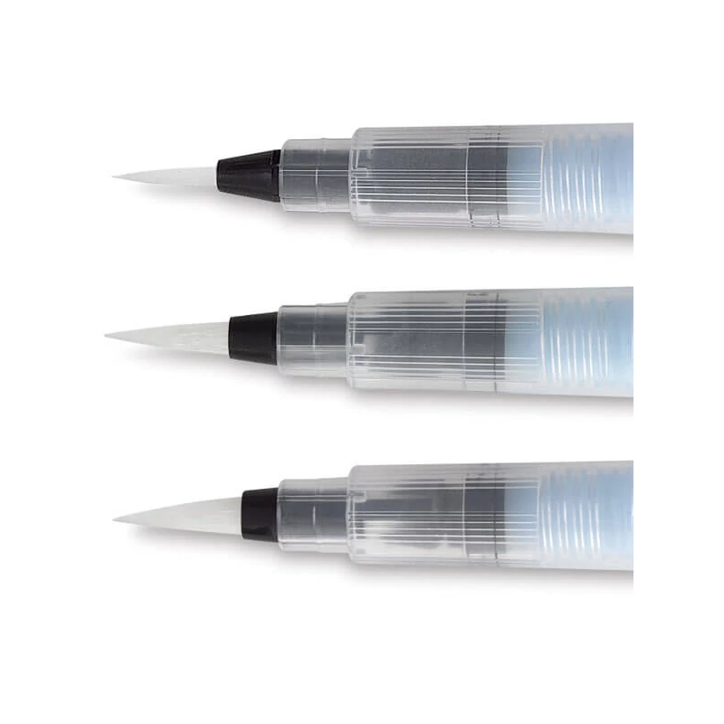 Štetec s nádržkou na vodu Sakura Koi, 4 ml - guľatý, S