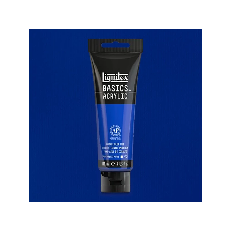 Akrylová farba Liquitex Basics, 118 ml - 381, cobalt blue hue
