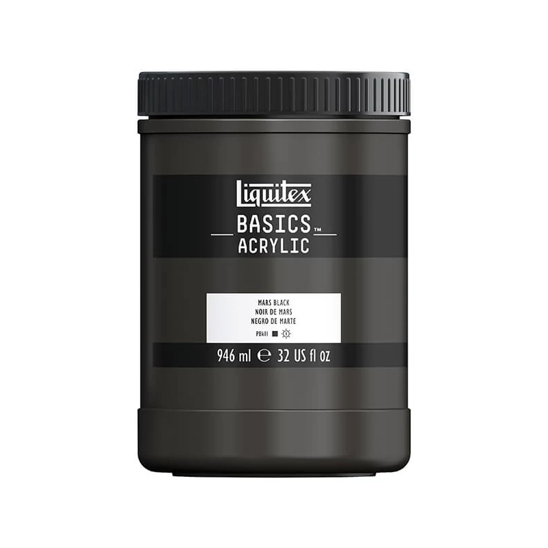 Akrylová farba Liquitex Basics, 946 ml - 276, mars black