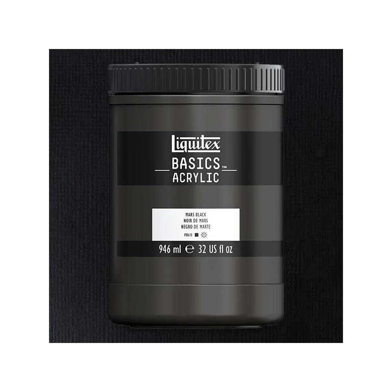 Akrylová farba Liquitex Basics, 946 ml - 276, mars black