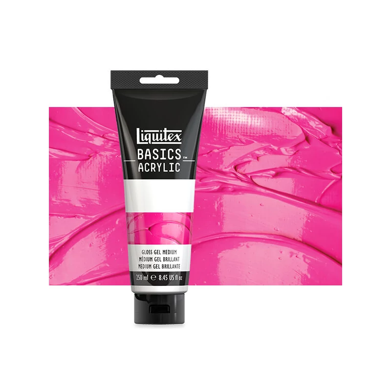 Liquitex Basics Gloss Gel zahusťovacie médium, 250 ml - lesklý