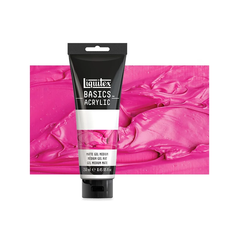 Liquitex Basics Matt Gel zahusťovacie médium, 250 ml - matný