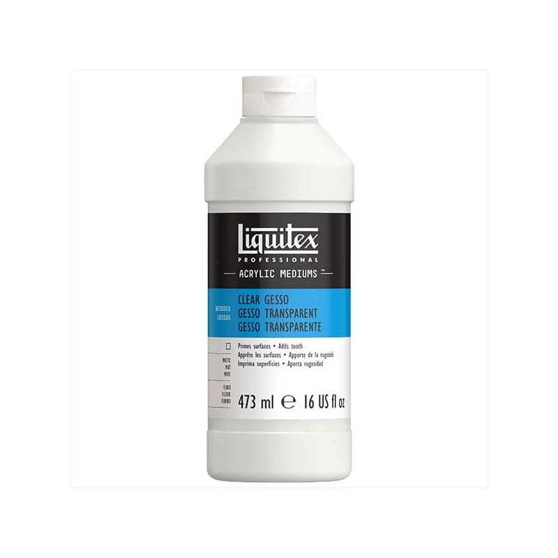 Základný náter Liquitex Gesso, 473 ml - bezfarebný