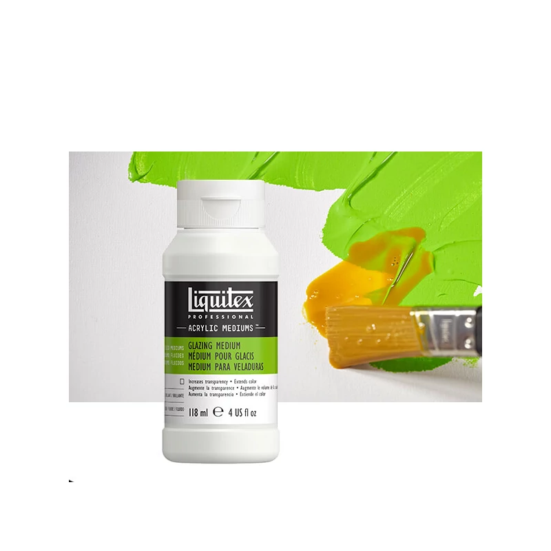 Liquitex Glazing Fluid leštiaci médium, 118 ml