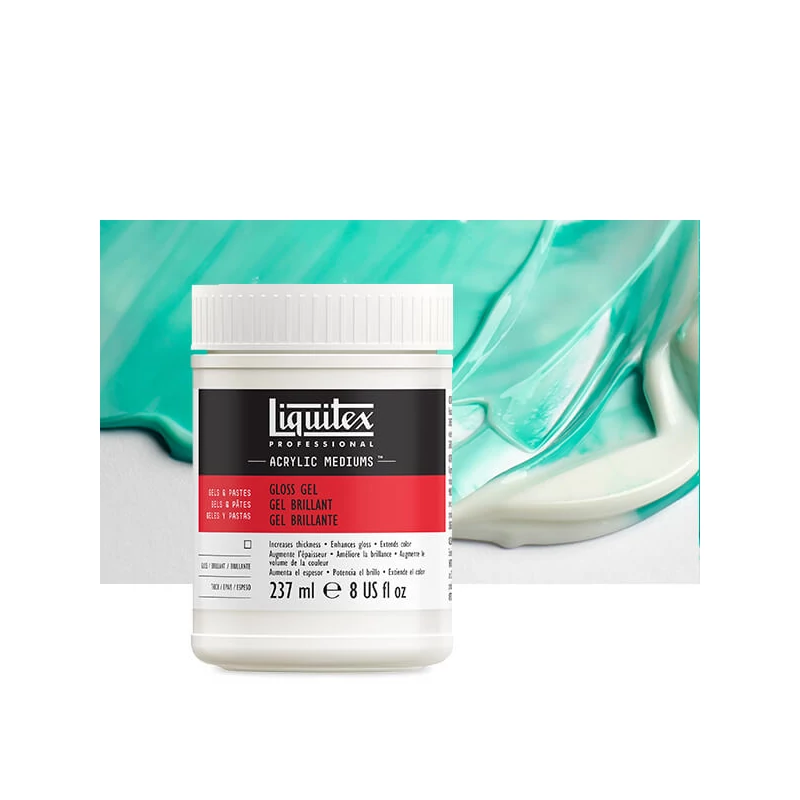 Zahusťovacie médium Liquitex Gloss Gel, 237 ml - lesklý
