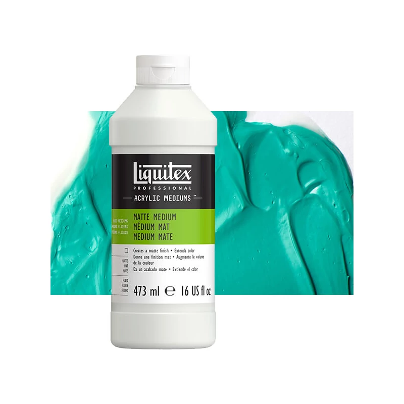 Liquitex Matte Fluidné riediace médium, 473 ml - matný