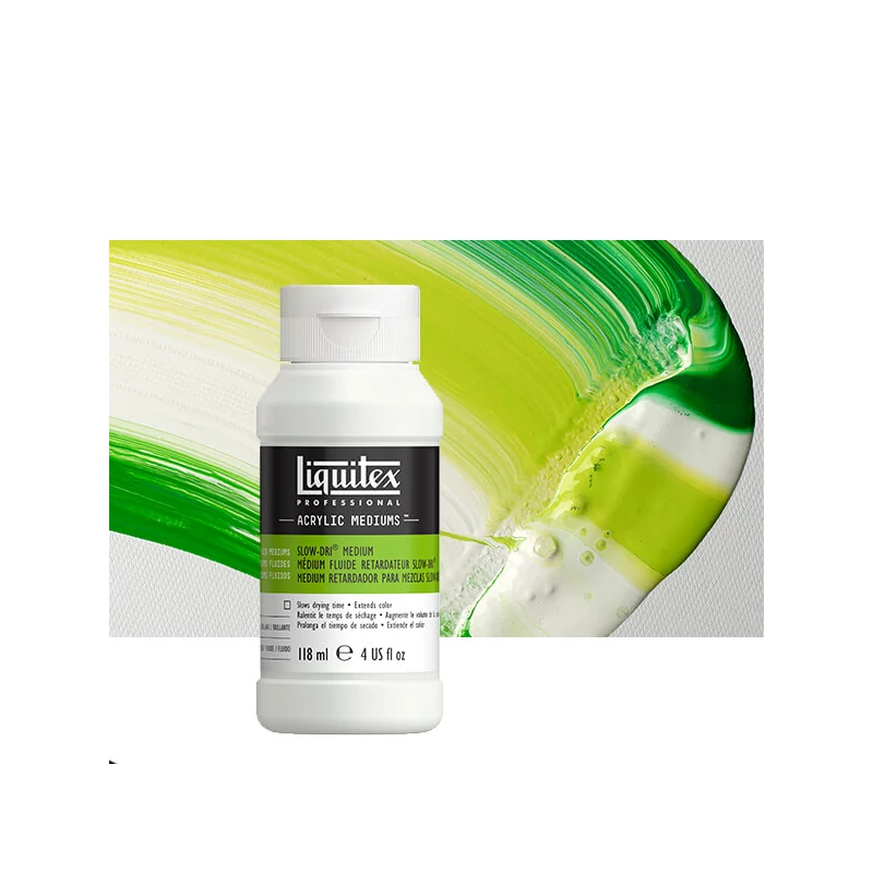 Spomaľovač schnutia Sušiace médium Liquitex Slow, 118 ml