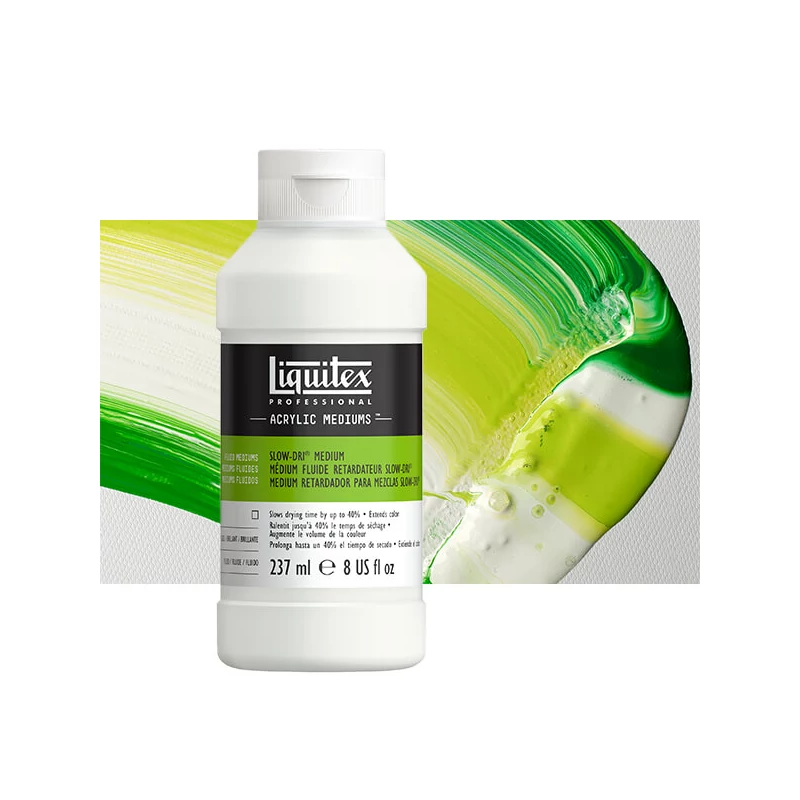 Spomaľovač schnutia Liquitex Slow Dri Fluid, 237 ml