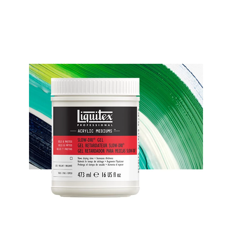 Spomaľovač schnutia Liquitex Slow Dri Gel, 473 ml