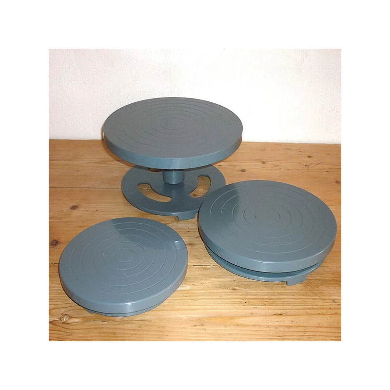 Otočný sochársky stôl - 30 cm, liatinový, nízky
