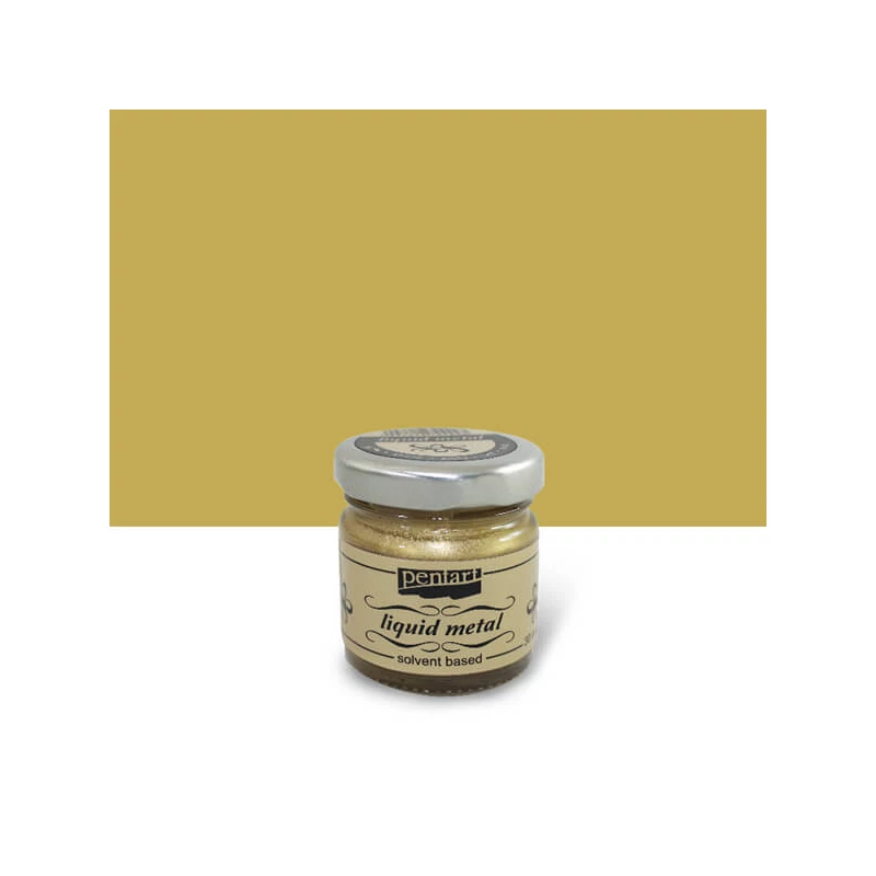 Tekutý kov Pentart, 30 ml - zlatý