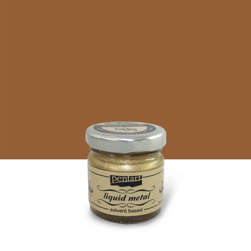 Tekutý kov Pentart, 30 ml - bronzový