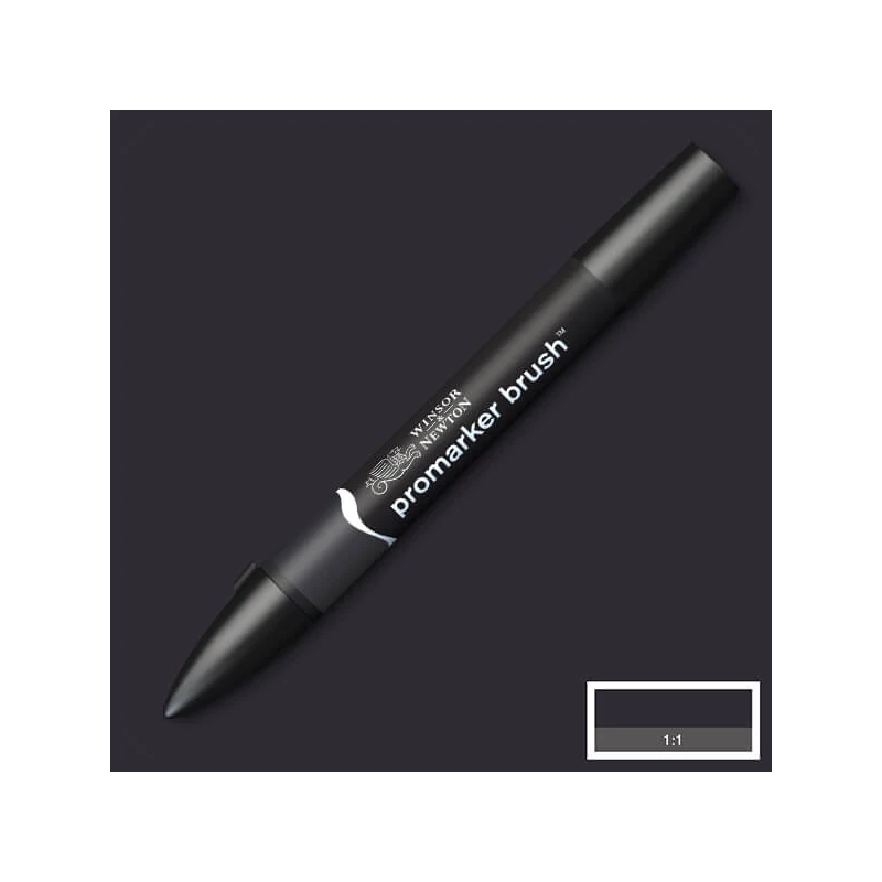 Obojstranný alkoholový popisovač Promarker Brush - XB, black
