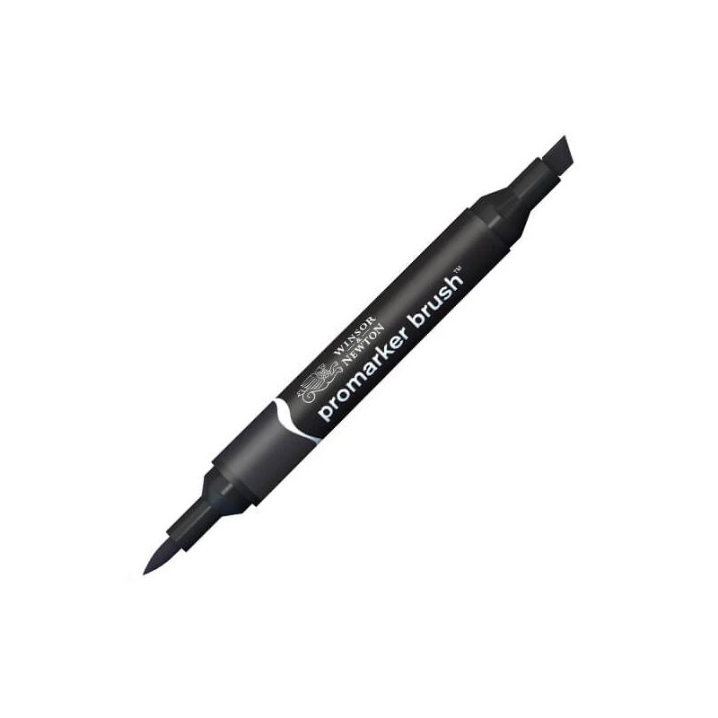 Obojstranný alkoholový popisovač Promarker Brush - XB, black