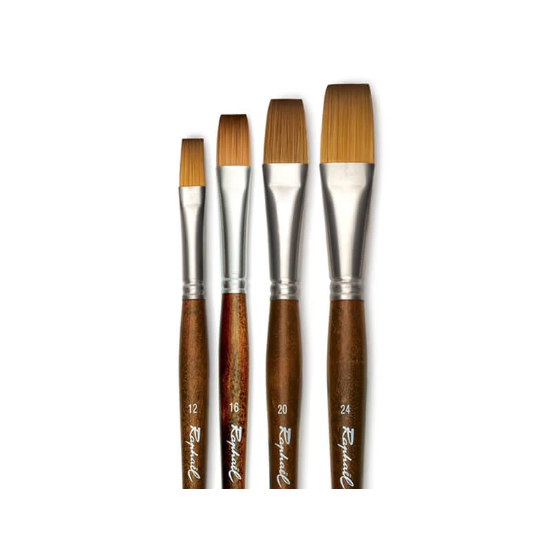 Plochý štetec s dlhými štetinami Raphael Precision 8930 - 0