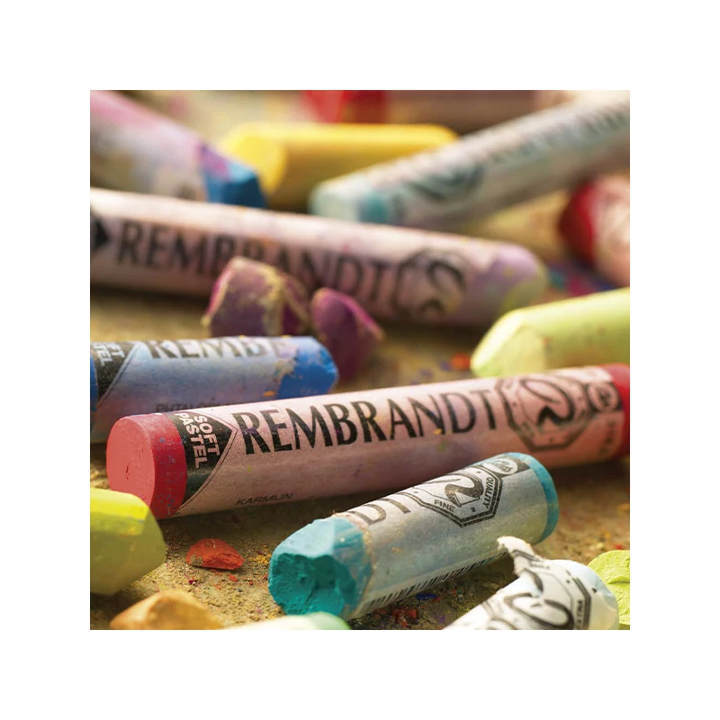 Suchý pastel  Rembrandt- 100,5, white