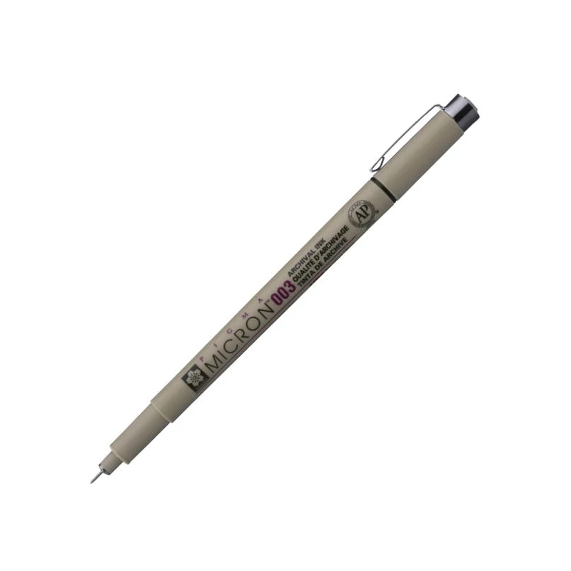 Technické pero Sakura Pigma Micron 003, 0,15 mm - čierny
